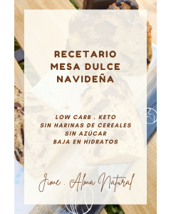 Ebook Mesa Dulce Navideña Low Carb . Keto . EDICIÓN 2024!