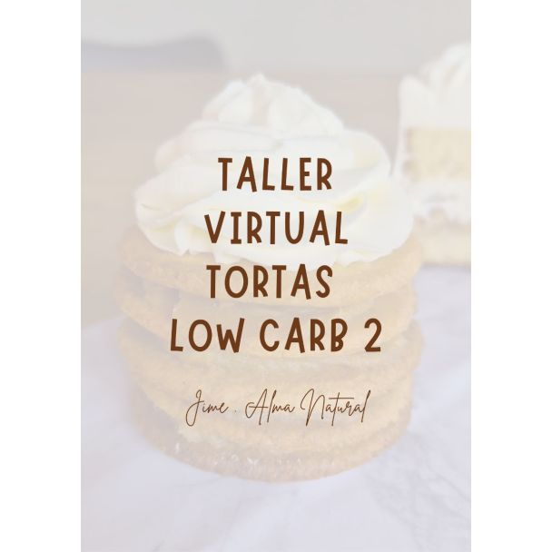 CLASE VIRTUAL TORTAS LOW CARB 2 (Grabación en vivo)